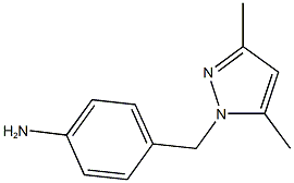 4-[(3,5-dimethyl-1H-pyrazol-1-yl)methyl]aniline Struktur