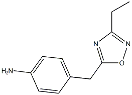 4-[(3-ethyl-1,2,4-oxadiazol-5-yl)methyl]aniline Struktur