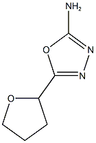 5-(oxolan-2-yl)-1,3,4-oxadiazol-2-amine Struktur