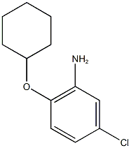 5-chloro-2-(cyclohexyloxy)aniline Struktur