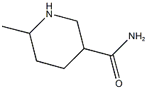 6-methylpiperidine-3-carboxamide Struktur