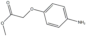 methyl (4-aminophenoxy)acetate Struktur