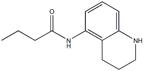 N-(1,2,3,4-tetrahydroquinolin-5-yl)butanamide Struktur