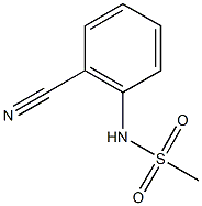 N-(2-cyanophenyl)methanesulfonamide Struktur