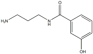 N-(3-aminopropyl)-3-hydroxybenzamide Struktur