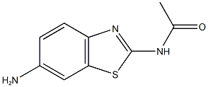 N-(6-amino-1,3-benzothiazol-2-yl)acetamide Struktur