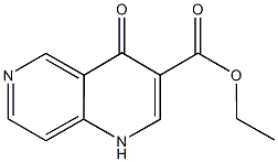 4-Oxo-1,4-dihydro-[1,6]naphthyridine-3-carboxylic acid ethyl ester Struktur