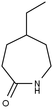 5-Ethylazepan-2-one Struktur