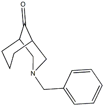 3-BENZYL-3-AZABICYCLO[3.3.1]NONAN-9-ONE Struktur