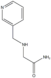 2-[(PYRIDIN-3-YLMETHYL)AMINO]ACETAMIDE Struktur