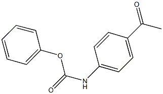 PHENYL 4-ACETYLPHENYLCARBAMATE Struktur