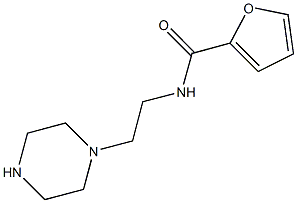 N-(2-PIPERAZIN-1-YLETHYL)-2-FURAMIDE Struktur