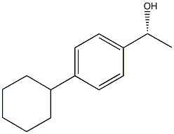 (1R)-1-(4-CYCLOHEXYLPHENYL)ETHANOL Struktur