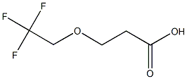 3-(2,2,2-TRIFLUOROETHOXY)PROPANOIC ACID Struktur