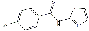 4-AMINO-N-1,3-THIAZOL-2-YLBENZAMIDE Struktur