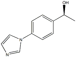 (1S)-1-[4-(1H-IMIDAZOL-1-YL)PHENYL]ETHANOL Struktur