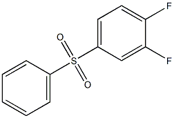 1,2-DIFLUORO-4-PHENYLSULFONYLBENZENE Struktur