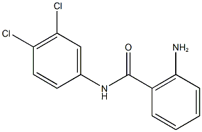 2-AMINO, N-(3,4-DICHLORO PHENYL )BENZAMIDE Struktur