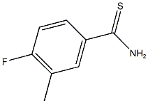 4-fluoro-3-methylbenzenecarbothioamide Struktur