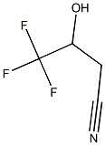 4,4,4-trifluoro-3-hydroxybutanenitrile Struktur