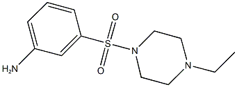 3-[(4-ethylpiperazin-1-yl)sulfonyl]aniline Struktur