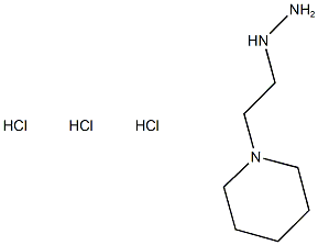 1-(2-hydrazinoethyl)piperidine trihydrochloride Struktur