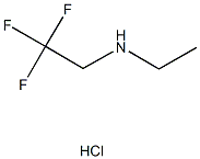 N-ethyl-N-(2,2,2-trifluoroethyl)amine hydrochloride Struktur