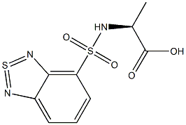 (2S)-7-{[(1-carboxyethyl)amino]sulfonyl}-2,1,3-benzothiadiazol Struktur