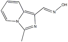 3-methylimidazo[1,5-a]pyridine-1-carbaldehyde oxime Struktur