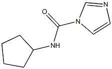 N-cyclopentyl-1H-imidazole-1-carboxamide Struktur