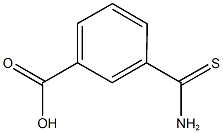 3-(aminocarbonothioyl)benzoic acid Struktur