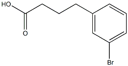 4-(3-bromophenyl)butanoic acid Struktur