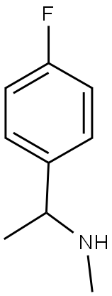 [1-(4-fluorophenyl)ethyl](methyl)amine Struktur