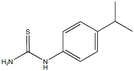 [4-(propan-2-yl)phenyl]thiourea Struktur