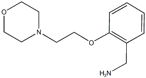 {2-[2-(morpholin-4-yl)ethoxy]phenyl}methanamine Struktur