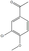 1-(3-chloro-4-methoxyphenyl)ethan-1-one Struktur