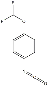 1-(difluoromethoxy)-4-isocyanatobenzene Struktur