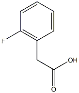 2-(2-fluorophenyl)acetic acid Struktur