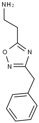 2-(3-benzyl-1,2,4-oxadiazol-5-yl)ethan-1-amine Struktur