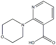 2-(morpholin-4-yl)pyridine-3-carboxylic acid Struktur