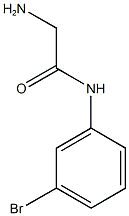 2-amino-N-(3-bromophenyl)acetamide Struktur