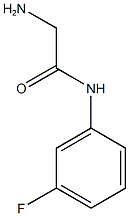 2-amino-N-(3-fluorophenyl)acetamide Struktur