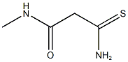 2-carbamothioyl-N-methylacetamide Struktur