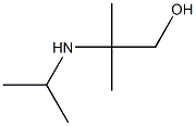 2-methyl-2-(propan-2-ylamino)propan-1-ol Struktur