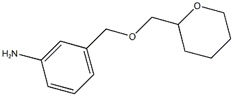 3-[(oxan-2-ylmethoxy)methyl]aniline Struktur