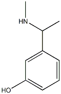 3-[1-(methylamino)ethyl]phenol Struktur