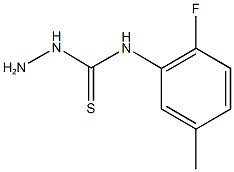 3-amino-1-(2-fluoro-5-methylphenyl)thiourea Struktur