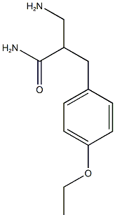 3-amino-2-[(4-ethoxyphenyl)methyl]propanamide Struktur