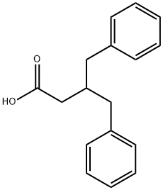 3-benzyl-4-phenylbutanoic acid Struktur