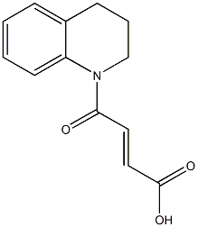 4-(3,4-Dihydro-2H-quinolin-1-yl)-4-oxo-but-2-enoic acid Struktur